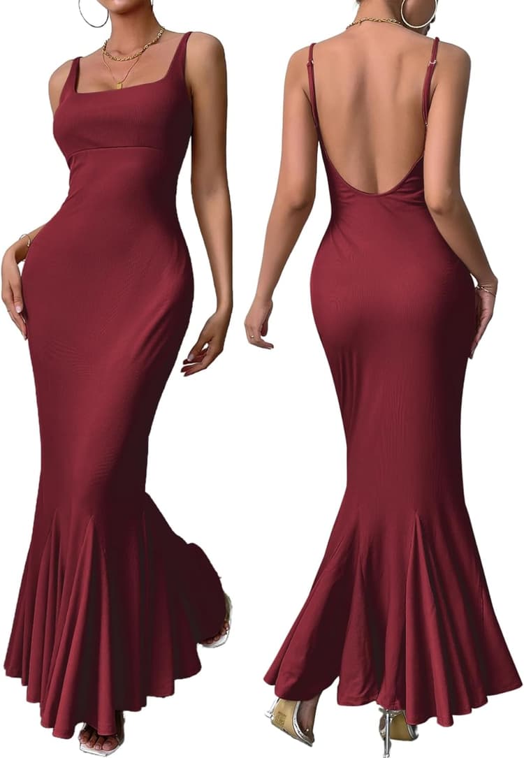 Colysmo Women Bodycon Maxi Dress