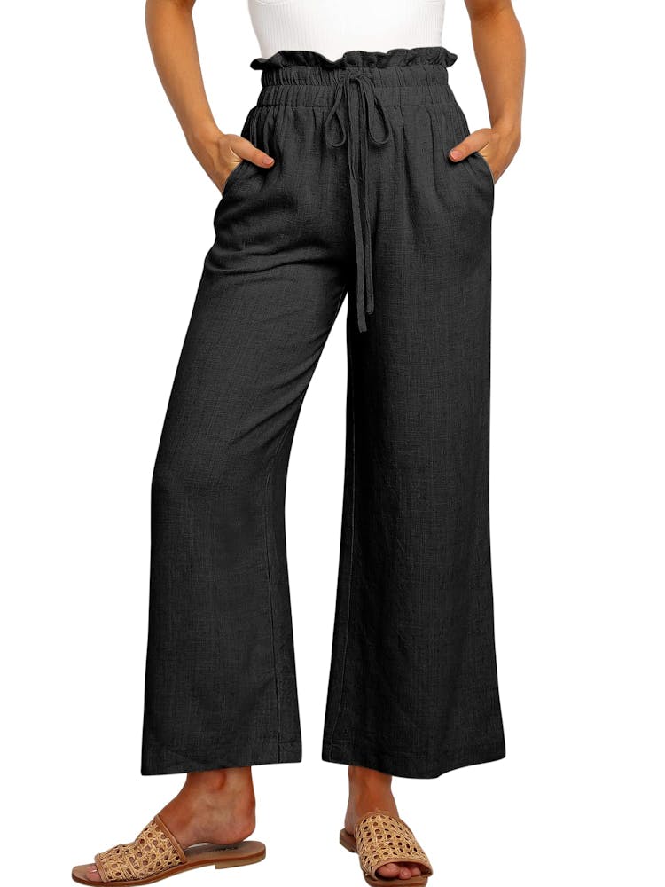 Caracilia Women's Summer Linen Pants