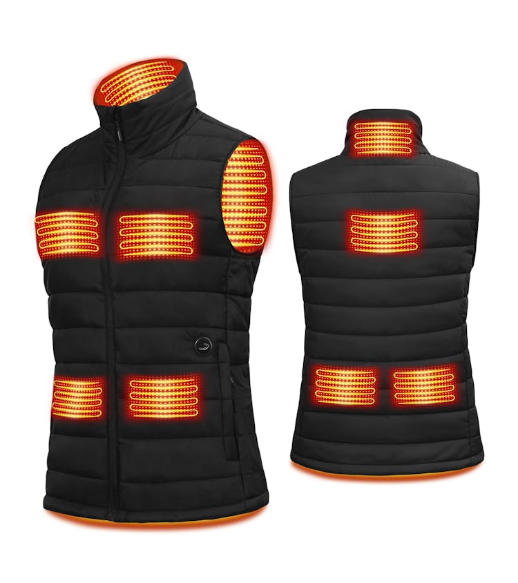uupalee Women's Heated Vest with Battery Pack Lightweight Warm