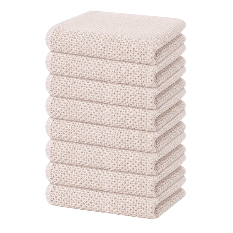 Homaxy 100% Cotton Waffle Weave Kitchen Dish Towels