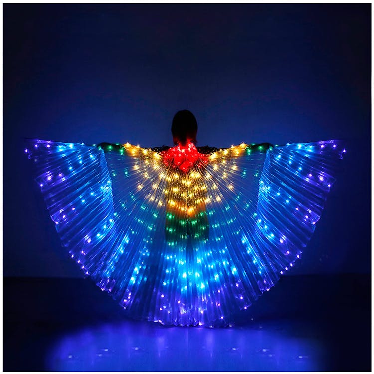 iMucci LED Lights Belly Dance Isis Wings