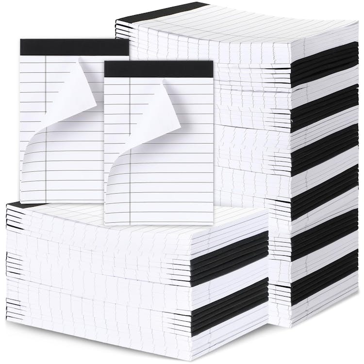 Yeaqee 50 Pack 4 x 6 Inches Legal Pads Notepad